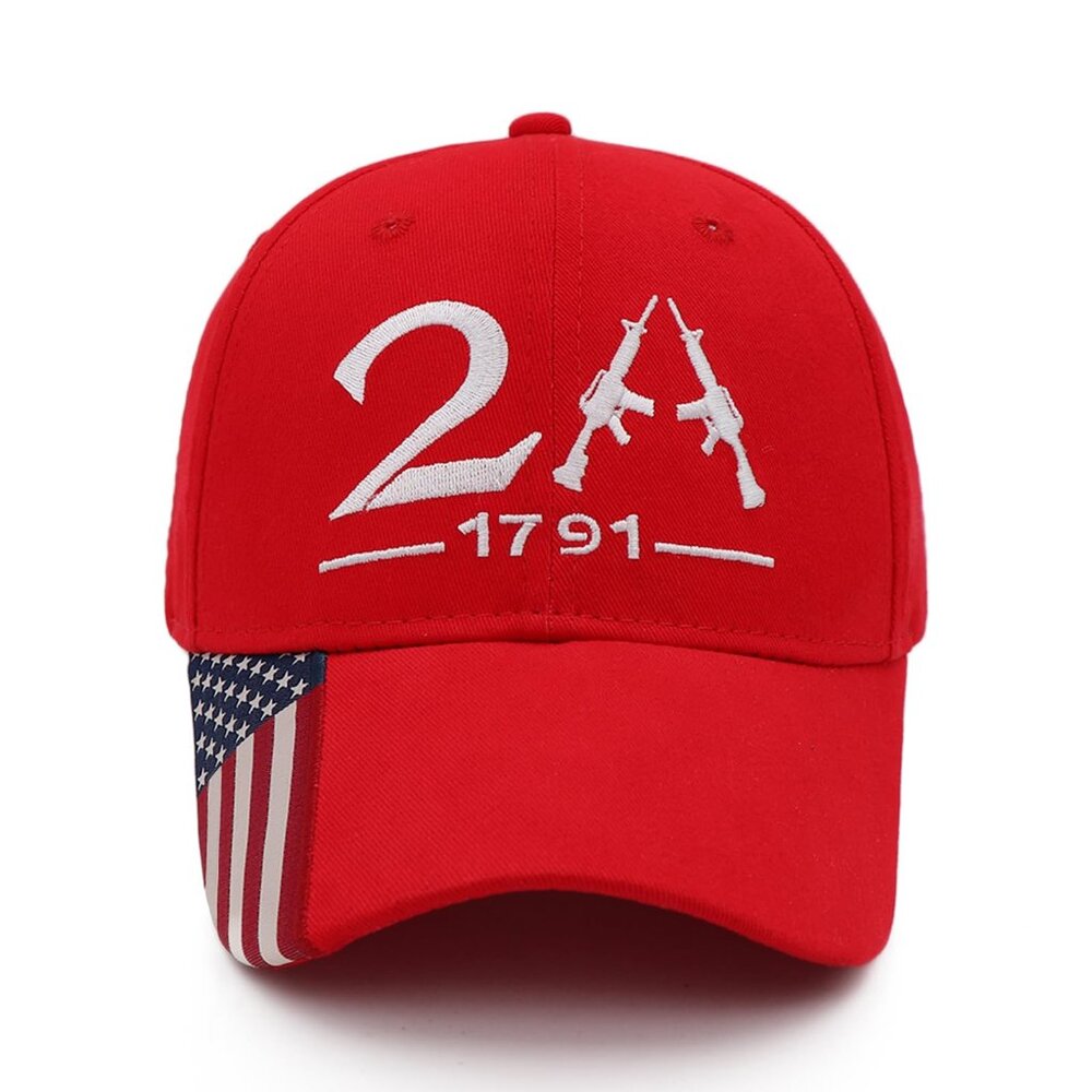American Flag Baseball Cap Adjustable Embroidery … - image 1